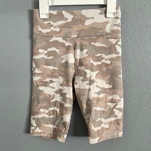 Camo biker shorts